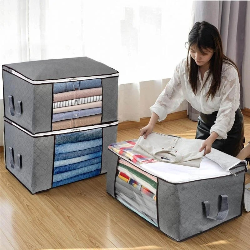 Kit 4 Organizadores Multiuso de Grande Capacidade Dobrável
