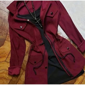 Parka Feminina Sobretudo em Bengaline