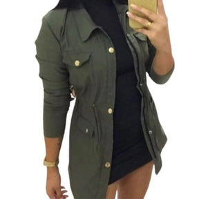 Parka Feminina Sobretudo em Bengaline