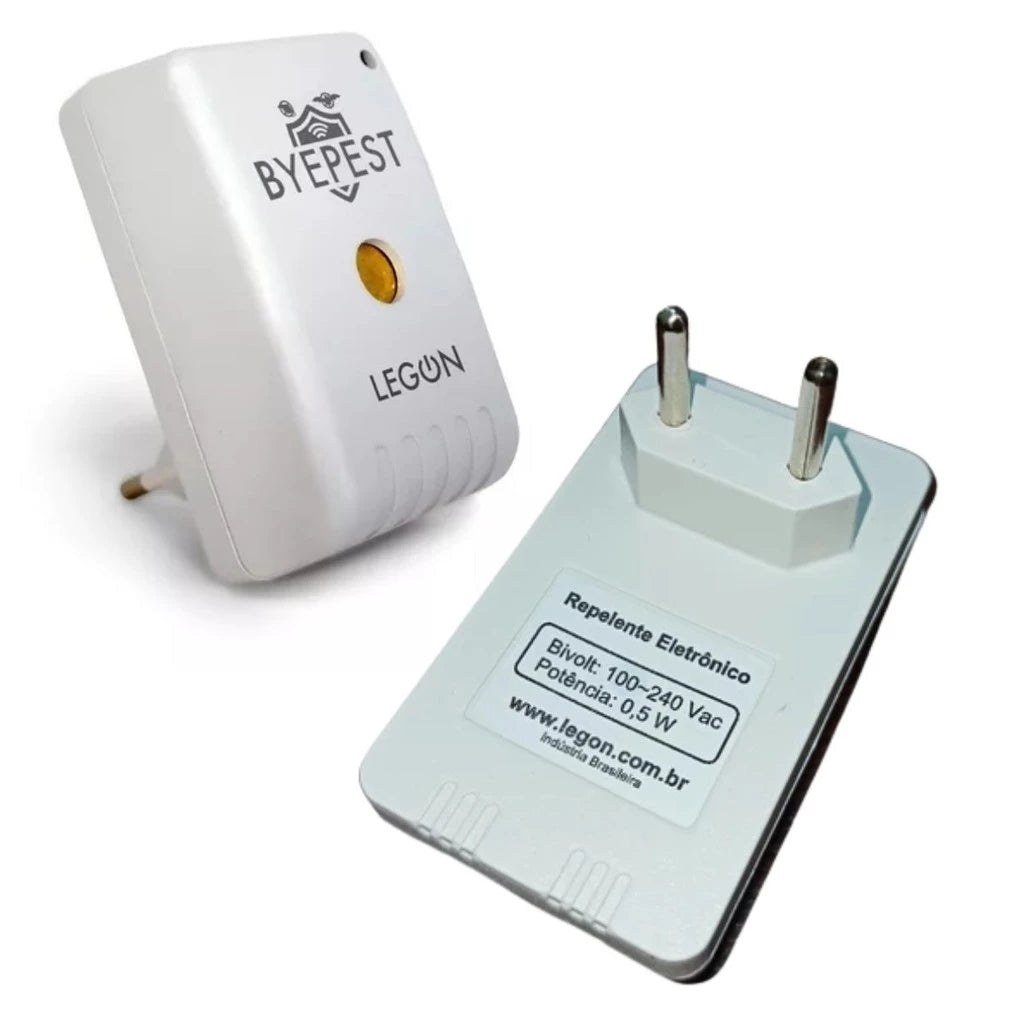 Repelente Eletrônico para Ratos e Morcegos Byepest 200m²