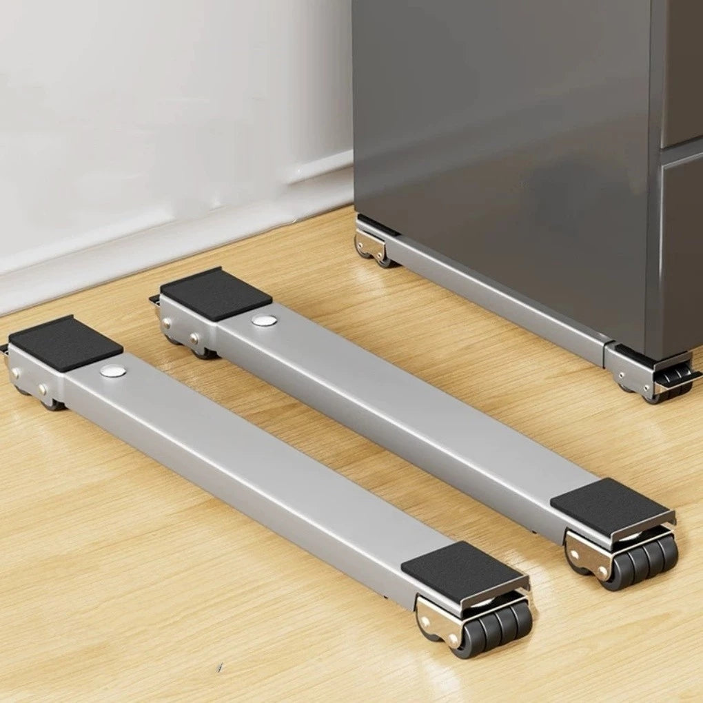 Suporte Base Móvel para Moveis Pesados em Aço Inoxidável
