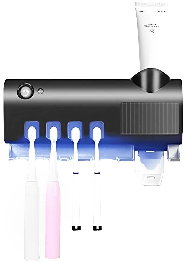 Suporte Escova de Dentes Antibacteriano Esterilizador com Luz UV