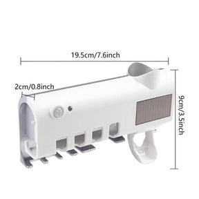 Suporte Escova de Dentes Antibacteriano Esterilizador com Luz UV