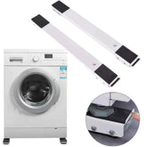 Suporte com Rodinhas Ajustável – Base para Geladeira, Fogão e Máquina de Lavar