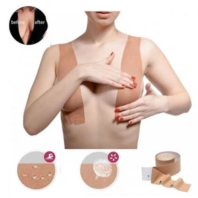 Sutiã Fita Levanta Seios com Efeito Push-Up Invisível - Compre 1 Leve 2