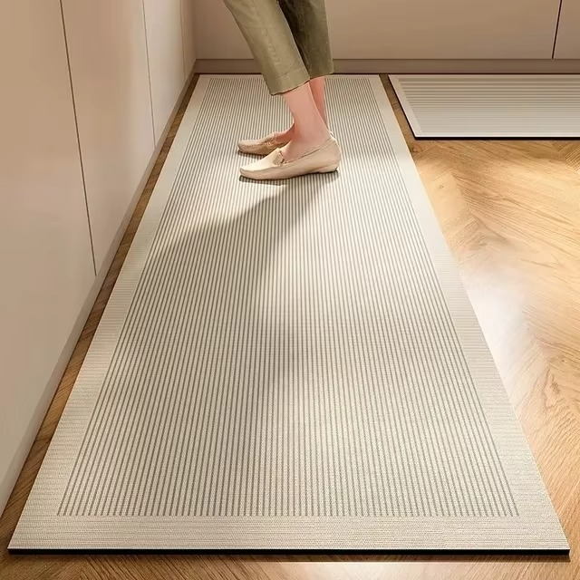 Tapete Longo Decorativo para Cozinha – Absorvente, Antiderrapante e Elegante