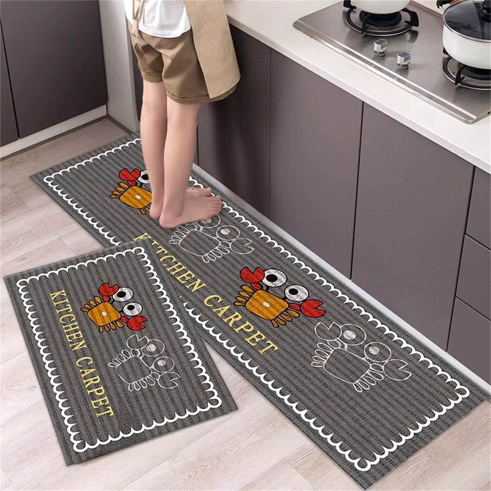 Tapete Passadeira Minimalista para Cozinha Absorvente