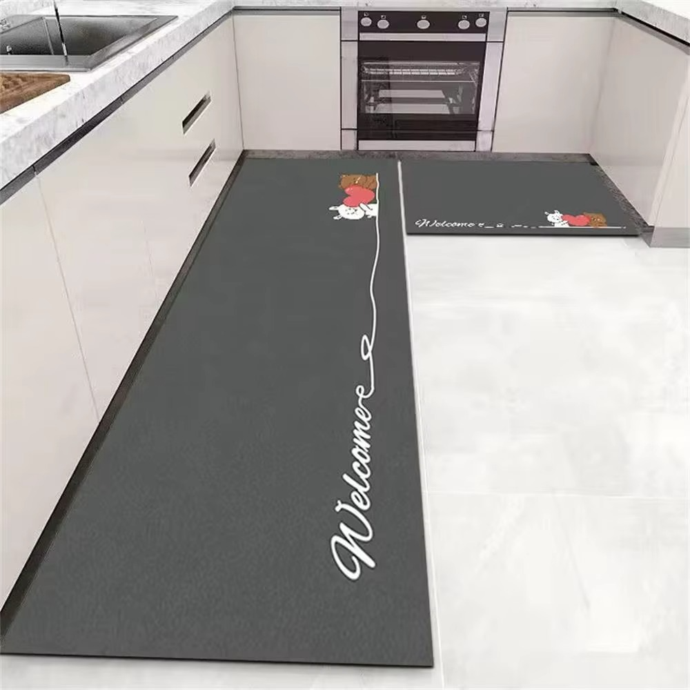 Tapete Passadeira Minimalista para Cozinha Absorvente