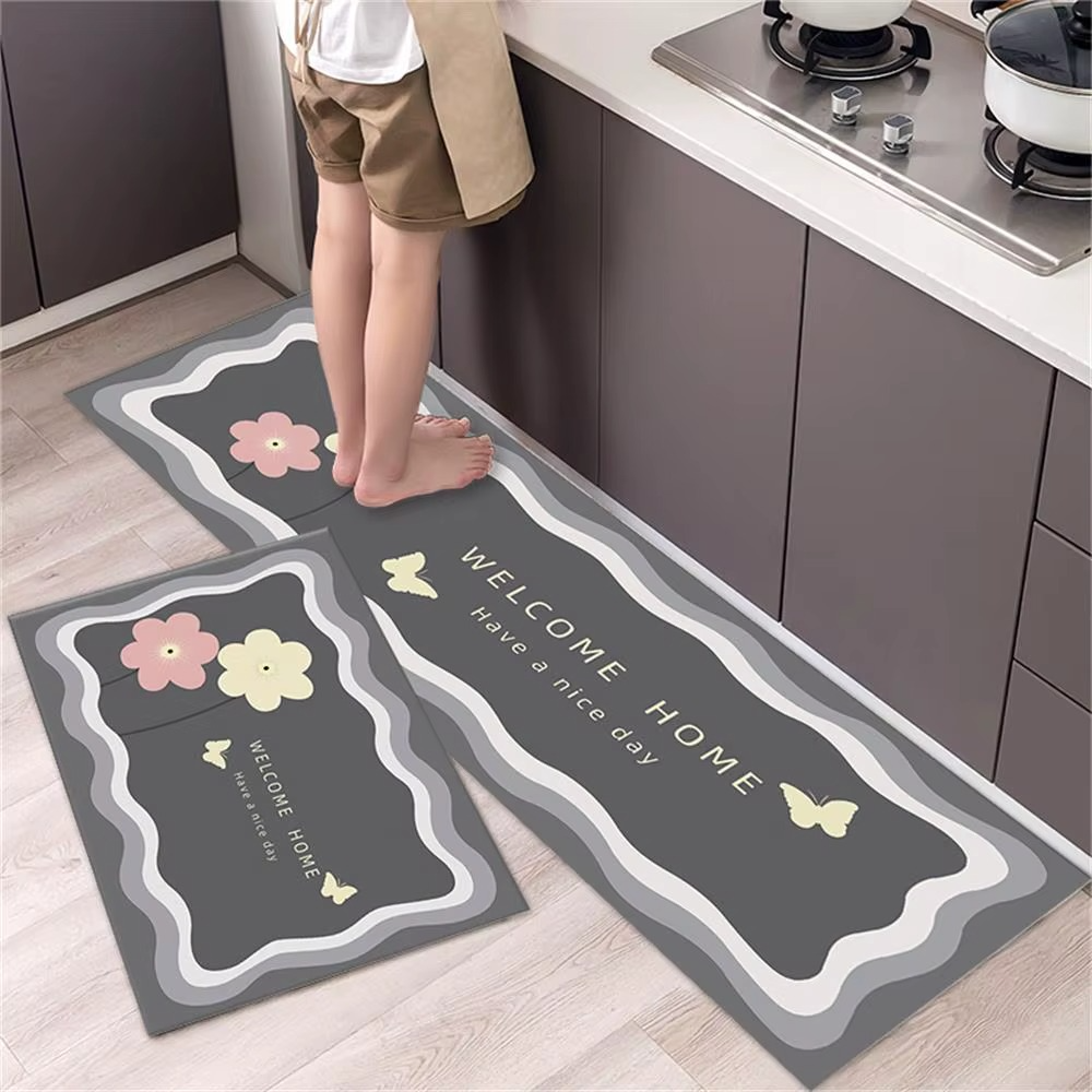 Tapete Passadeira Minimalista para Cozinha Absorvente