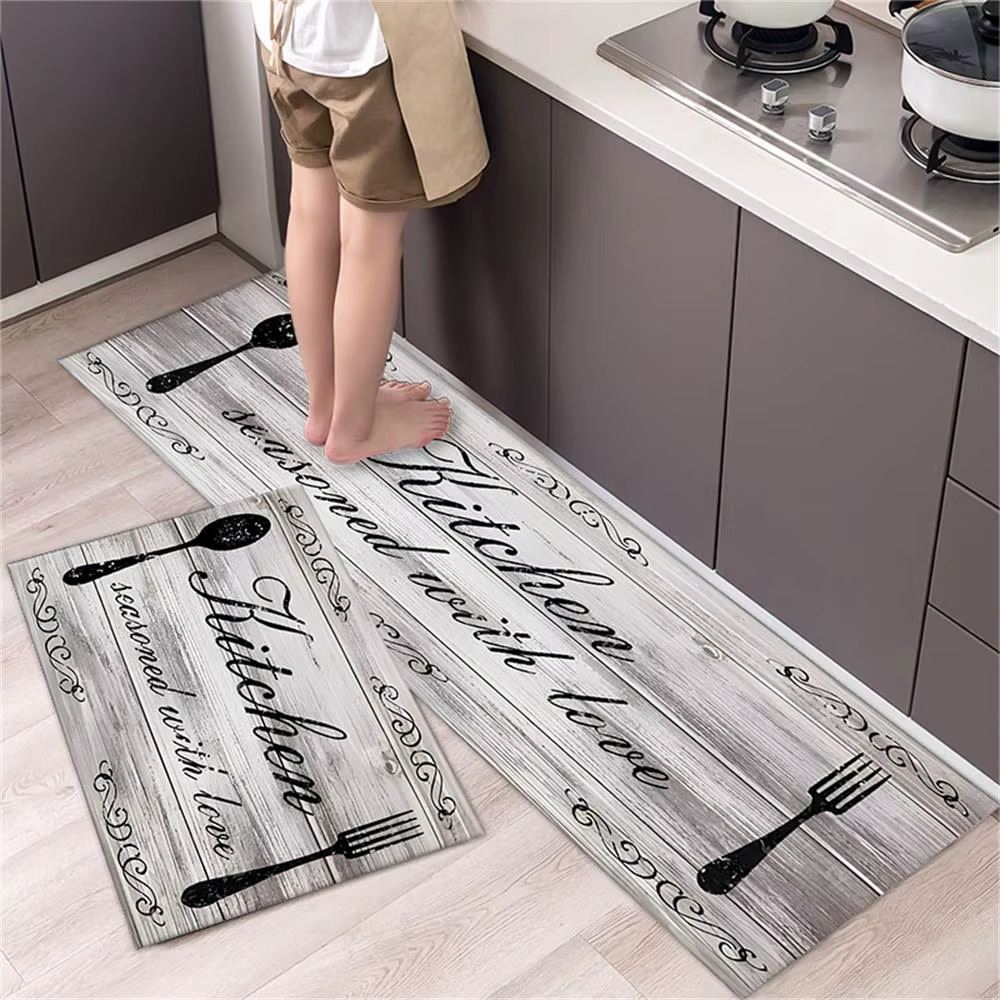Tapete para Cozinha Antiderrapante e Absorvente Premium