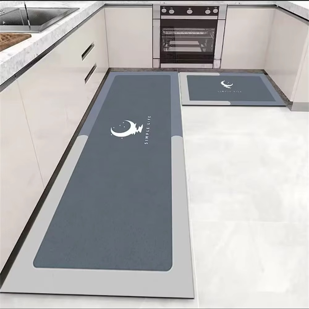 Tapete para Cozinha Antiderrapante e Absorvente Premium