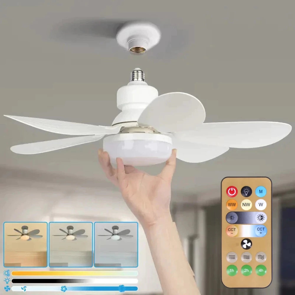 Ventilador de Teto com Luz com Controle Remoto - BrisaSmart