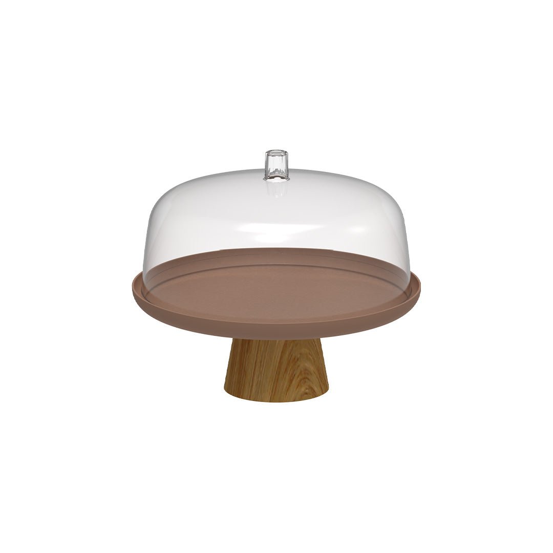 Boleira com Cúpula e Pé 25cm Linha Lume