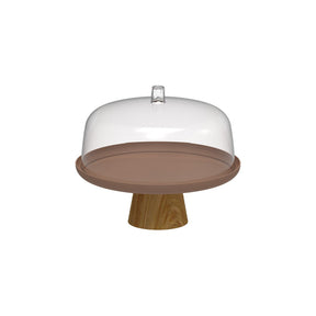 Boleira com Cúpula e Pé 25cm Linha Lume