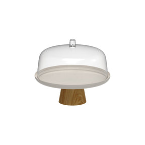 Boleira com Cúpula e Pé 25cm Linha Lume