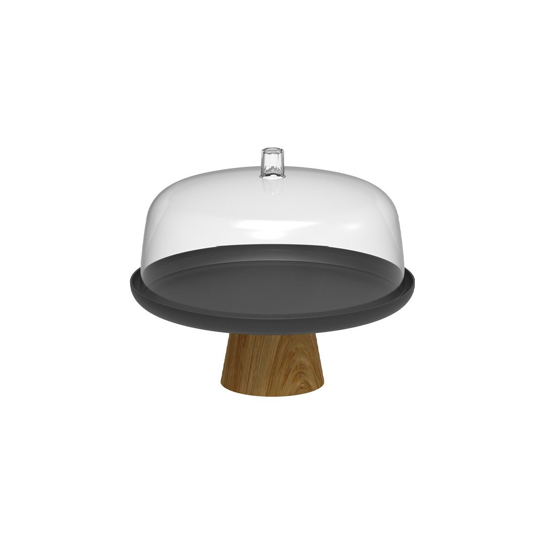 Boleira com Cúpula e Pé 25cm Linha Lume