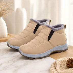 Bota Feminina Impermeável com Pelúcia - Antiderrapante e Quente para Neve e Frio Intenso