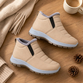 Bota Feminina Impermeável com Pelúcia - Antiderrapante e Quente para Neve e Frio Intenso