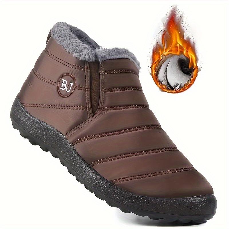 Bota Feminina Impermeável com Forro de Pelúcia - Confortável e Quente para Inverno