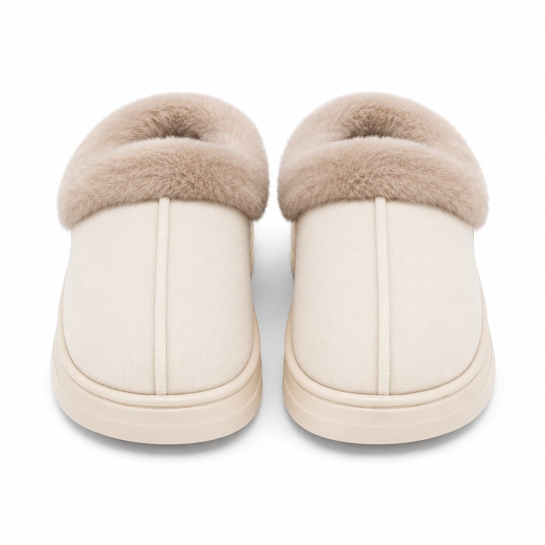 Bota Feminina Quente Antiderrapante - Sola Grossa Confortável para Interior, Exterior e Neve no Inverno