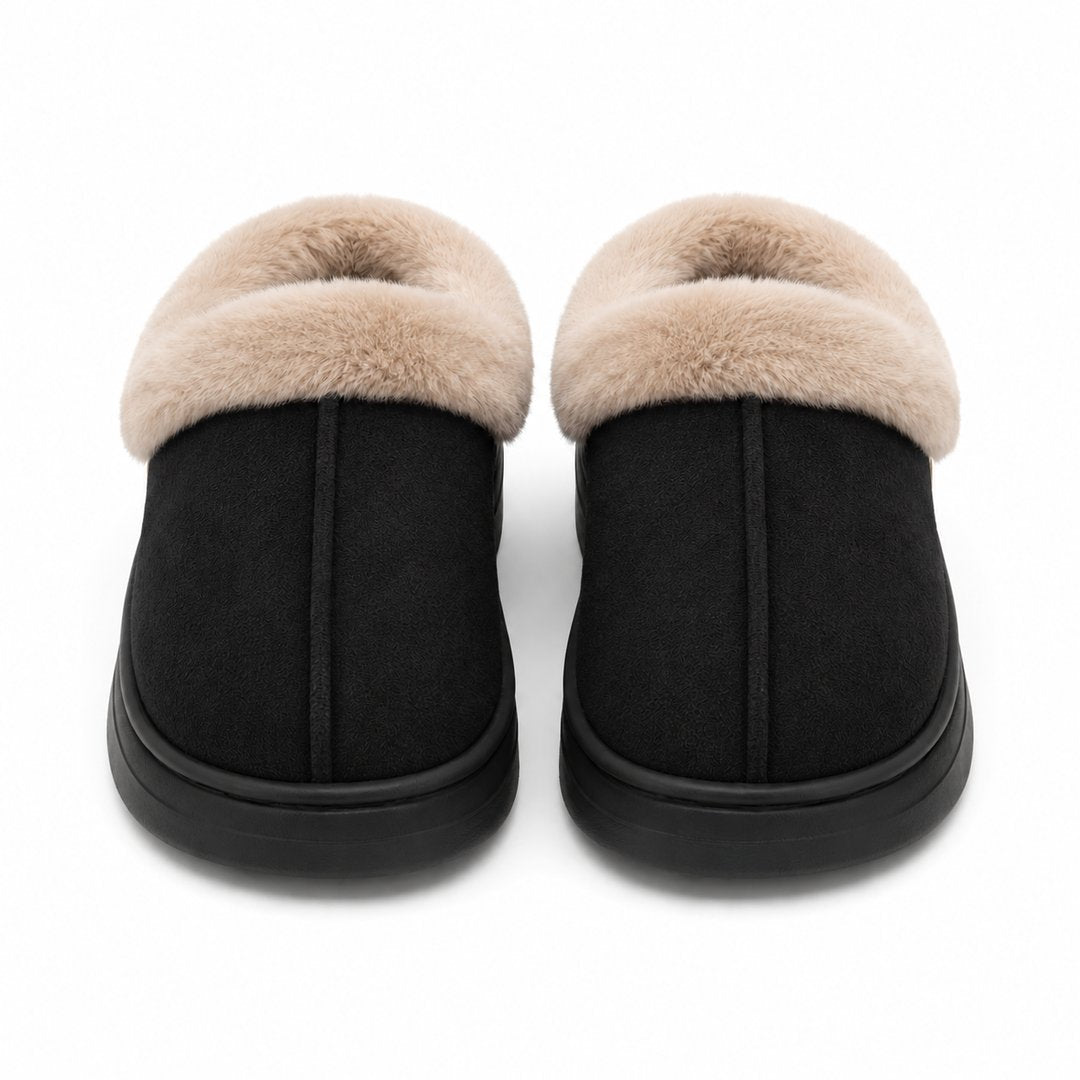 Bota Feminina Quente Antiderrapante - Sola Grossa Confortável para Interior, Exterior e Neve no Inverno