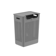 Cesto de Roupas com Duplo Compartimento 50L Linha Flow