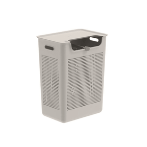 Cesto de Roupas com Duplo Compartimento 50L Linha Flow