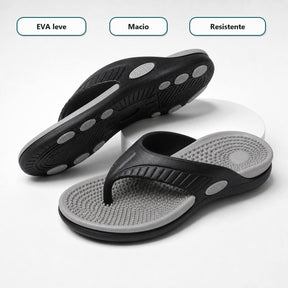 Chinelo Masculino Massageador de EVA – Sola Anatômica, Antiderrapante e Leve