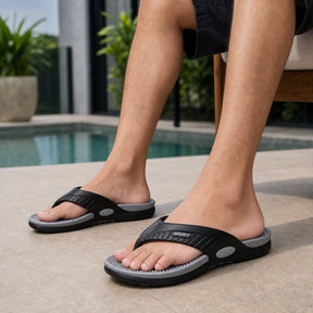 Chinelo Masculino Massageador de EVA – Sola Anatômica, Antiderrapante e Leve