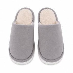 Chinelos de Pelúcia Casa Unissex - Antiderrapantes, Quentes e Macios para Quarto no Inverno (Compre 1 Leve 2 Pares)