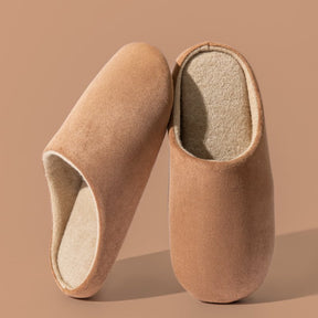 Chinelos de Veludo Unissex - Antiderrapantes, Macios e Confortáveis para Casa no Inverno (Compre 1 Leve 2 Pares)