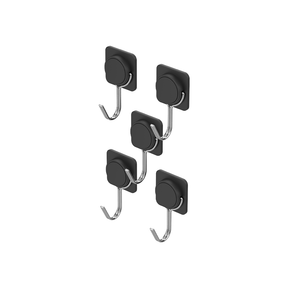 Conjunto Mini Gancho Organizador Multiuso 5 Peças Linha Flow