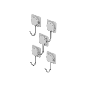 Conjunto Mini Gancho Organizador Multiuso 5 Peças Linha Flow