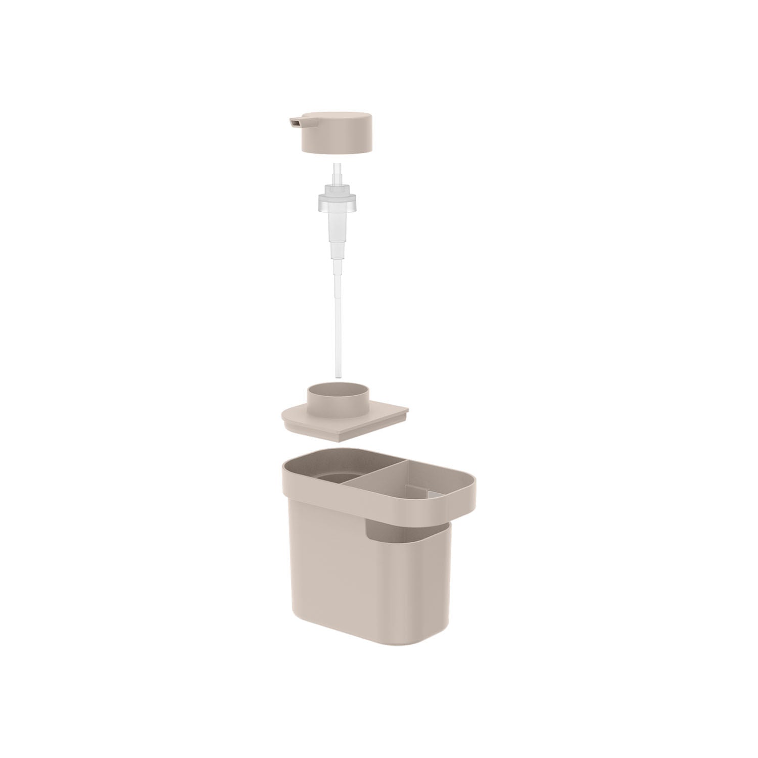 Dispenser para detergente e organizador de pia 650ml Linha Trium