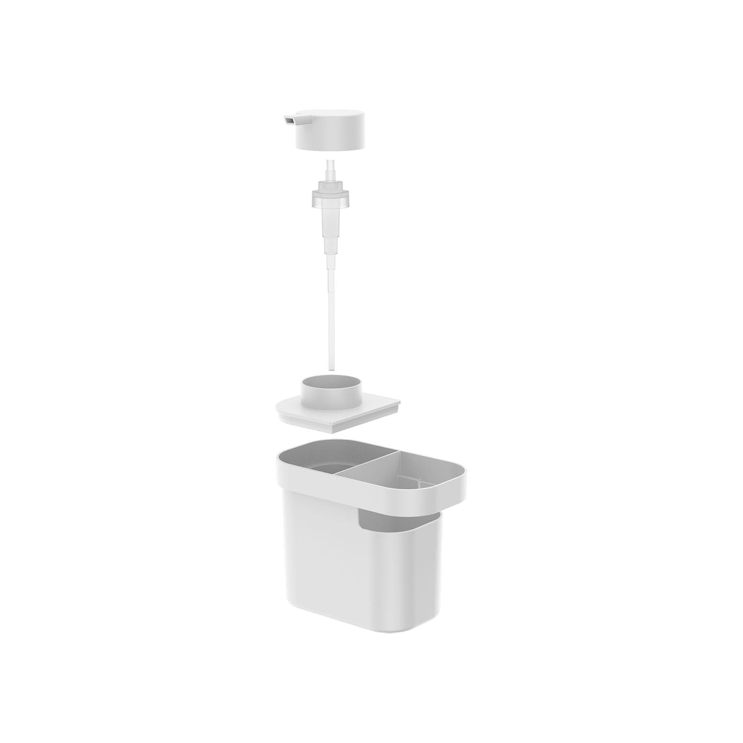 Dispenser para detergente e organizador de pia 650ml Linha Trium