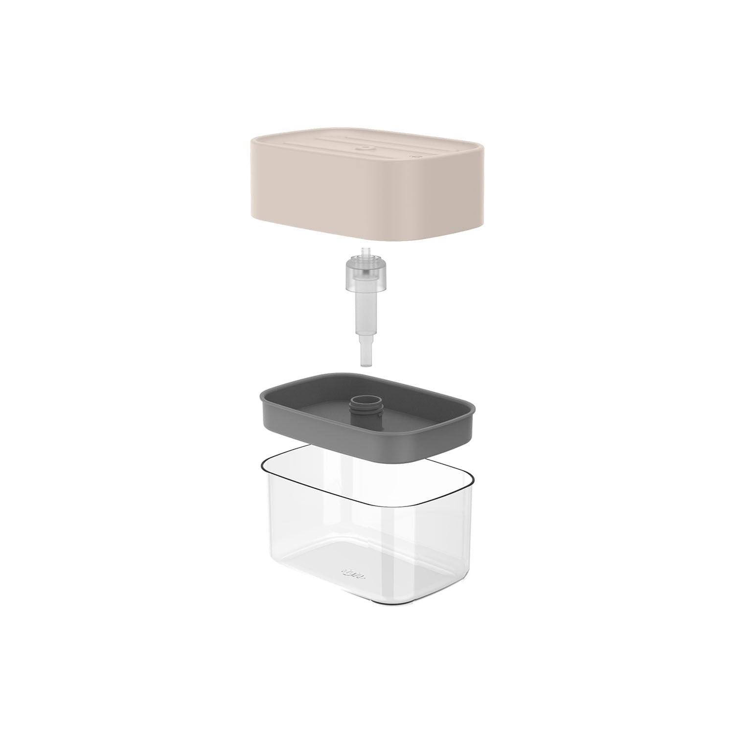 Dispenser para detergente porta esponja 550ml Linha Trium
