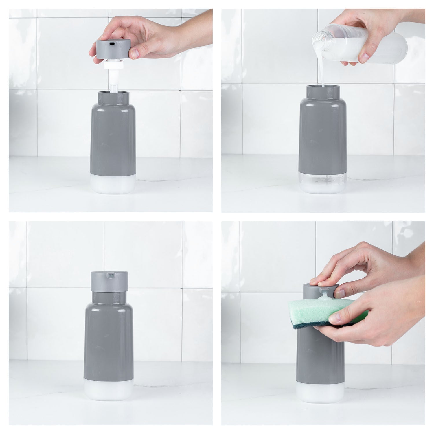 Dispenser para detergente premium 500ml Linha Trium