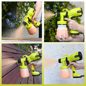 Pistola de Pintura Elétrica 800W DESOON 800ml Bico 2.0mm 38.000 RPM