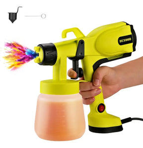 Pistola de Pintura Elétrica 800W DESOON 800ml Bico 2.0mm 38.000 RPM