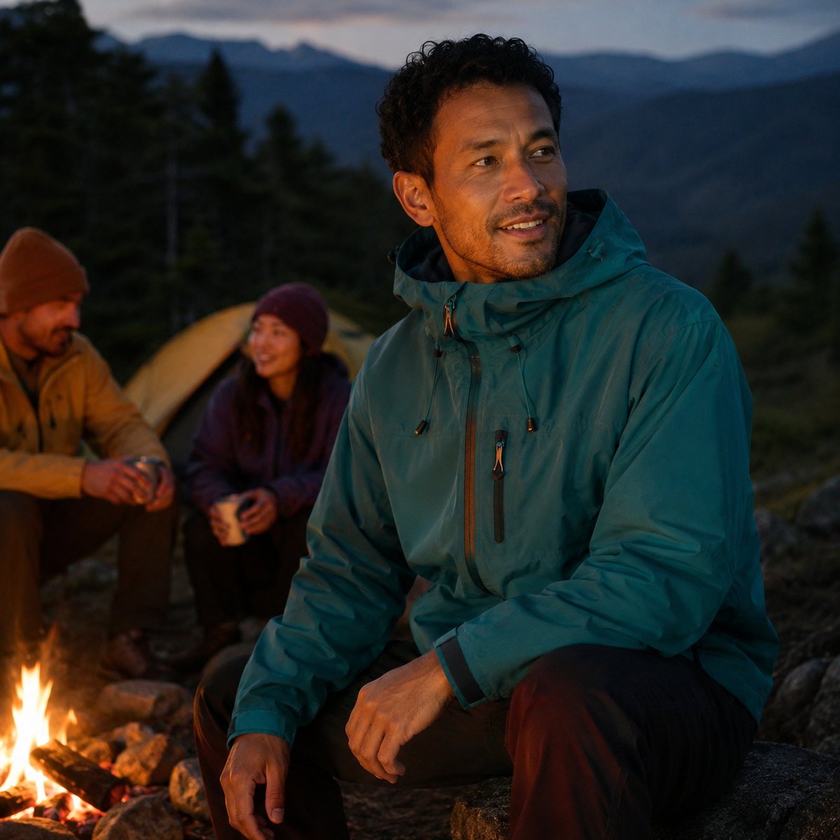 Jaqueta Unissex Impermeável com Capuz - Outdoor, Leve e Resistente para Trilha, Pesca e Camping