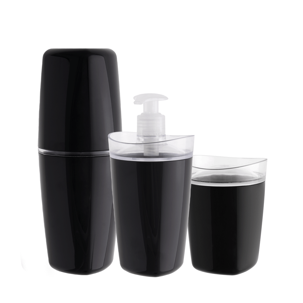 Kit Banheiro Completo 3 Unidades Linha Tule