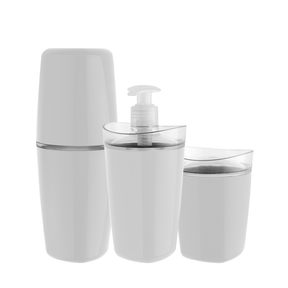 Kit Banheiro Completo 3 Unidades Linha Tule