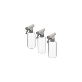 Kit Borrifadores 350ml Multiuso 3 Peças Linha Flow