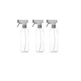 Kit Borrifadores Multiuso 500ml 3 unidades Linha Flow