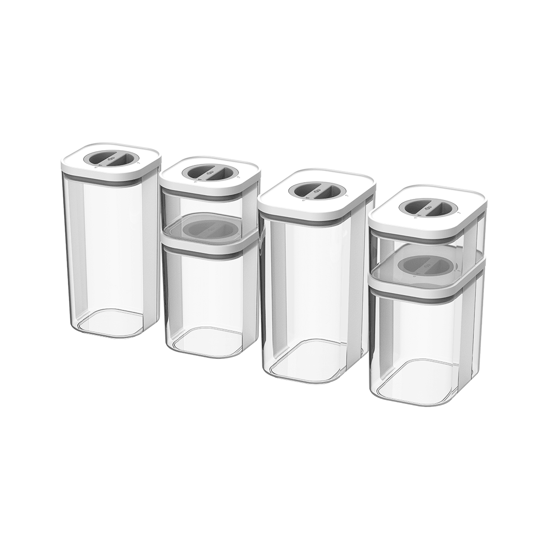 Kit Completo de Potes Herméticos 6 Peças Linha Bolt
