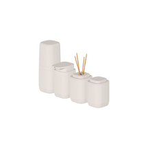 Kit de Acessórios de Bancada com Porta Sabonete Líquido 4 Unidades Linha Aura