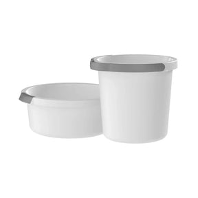 Kit de Balde e Bacia 2 Peças Linha Flow