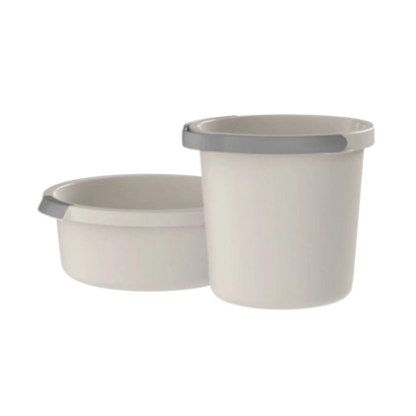 Kit de Balde e Bacia 2 Peças Linha Flow