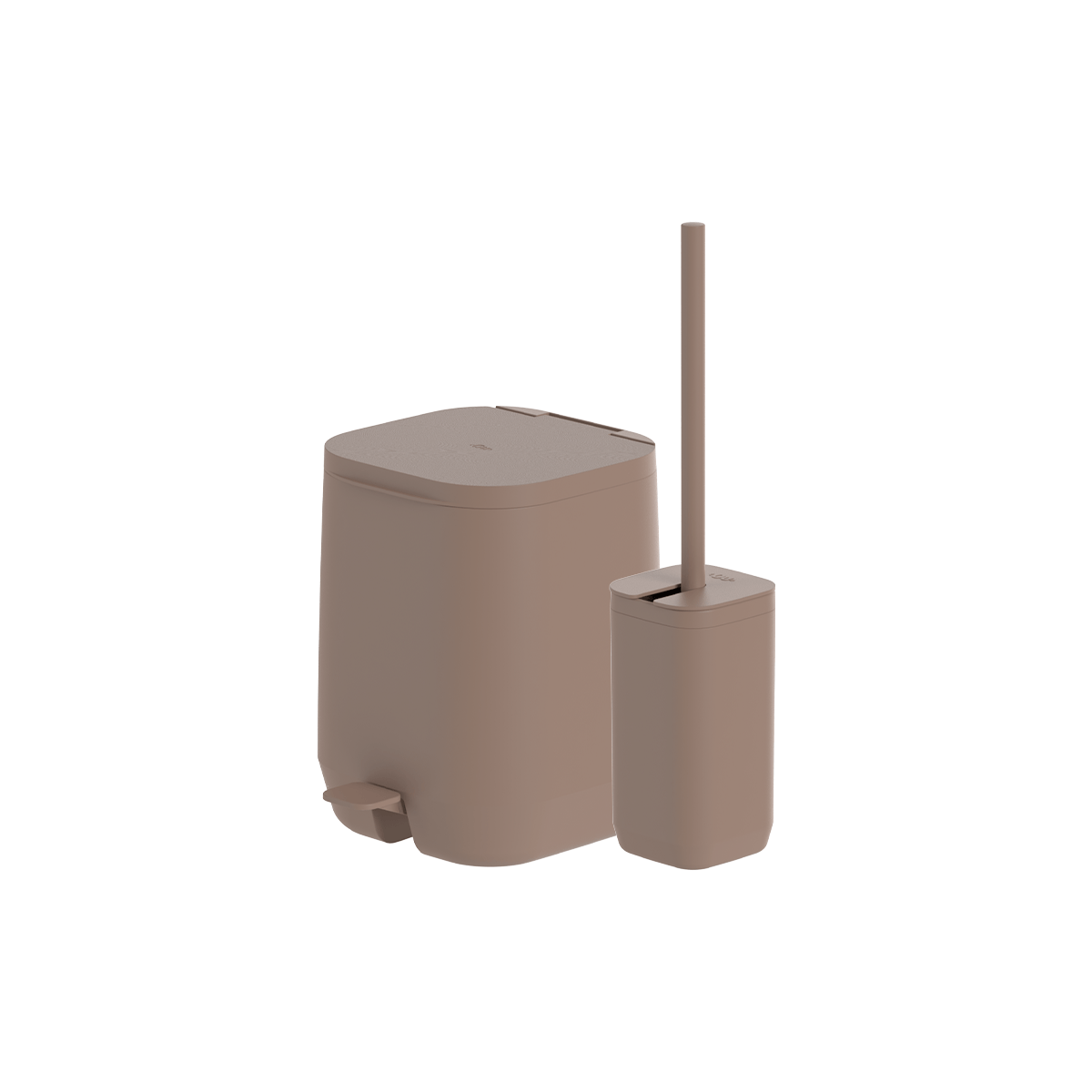 Kit de Banheiro com Lixeira com Pedal 2 Unidades Linha Aura
