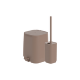 Kit de Banheiro com Lixeira com Pedal 2 Unidades Linha Aura